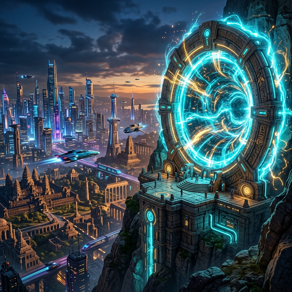 Futuristic Time Portal